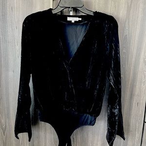 Good American Velvet Bodysuit